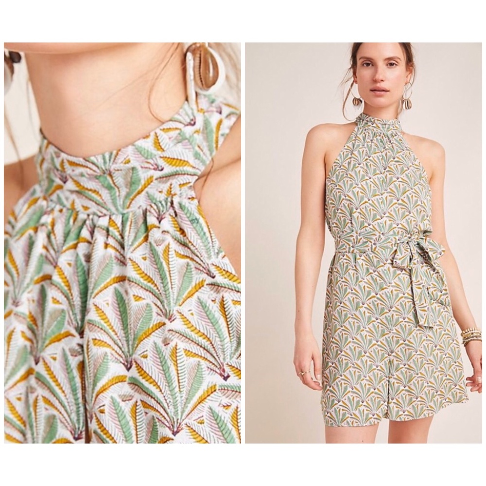 Anthropologie Maddie Floral Romper NWT - Picture 7 of 8